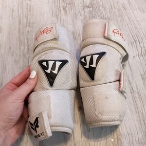 Warrior Sports Rabil Next Lacrosse Gear Youth Arm Pad Set in‎ White